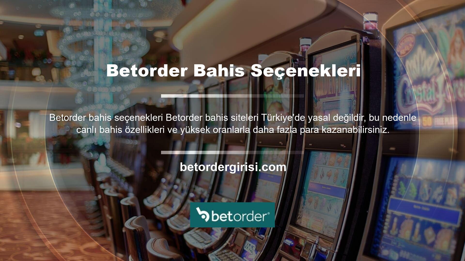Betorder dünyanın ve Türkiye'nin en ünlü bahis sitelerinden biridir ve dikkat çekmeye devam etmektedir