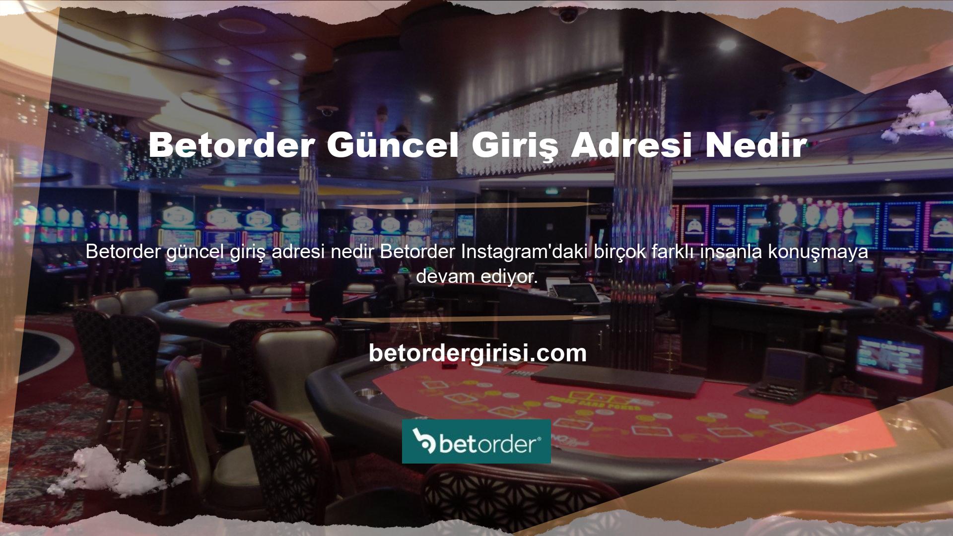 Sitenin ne sunduğunu bilmek ve en son güncellemeleri almak için Betorder bahis sitesinin Instagram sayfasını takip edebilirsiniz